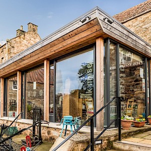Alterations to A listed building to provide a multifunctional space & tearoom at Fife Folk Museum, Ceres