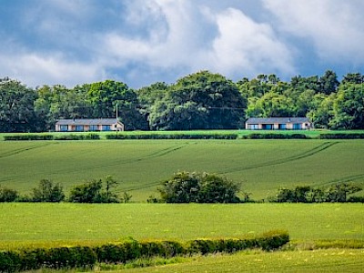 Contemporary holiday lodges